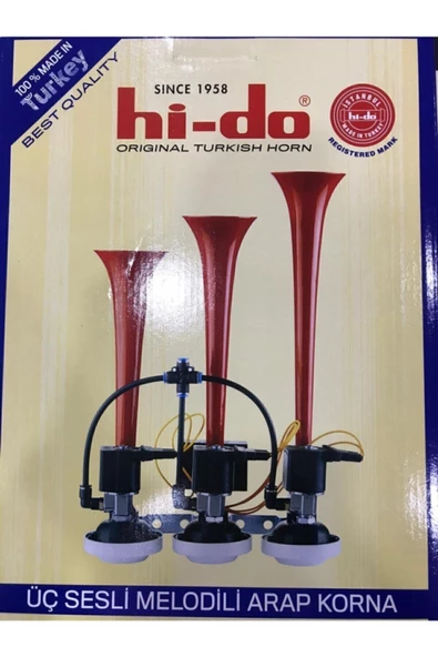 Paşam Oto Aksesuar Hido 12 Volt Arap Korna ürün görseli 1
