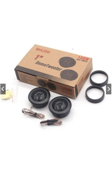 ARSVİSİON AUTO ACCESSORIES Hoparlör Twitter Kapaklı Tweeter 2li Takım 120w ürün görseli 1