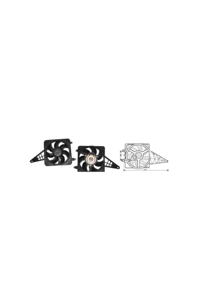 Dodo FAN MOTORU 12V DOĞAN ŞAHİN KARTAL SLX SOKETLİ TİP 69402294 DODO RFM1600 ürün görseli 1
