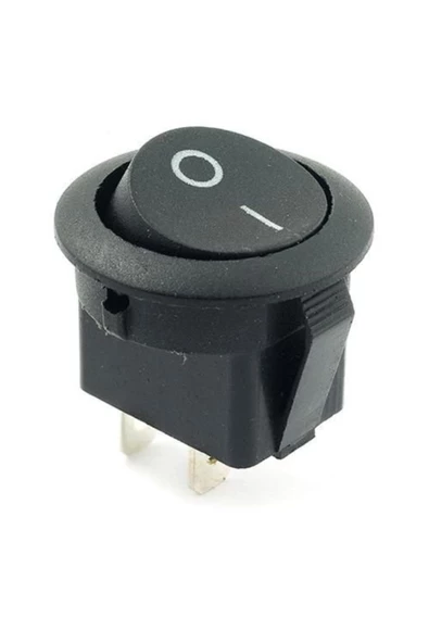 Elektrikçim Yuvarlak Mini-midi Aç Kapa On-off Lamba Anahtarı Işıksız ürün görseli 1
