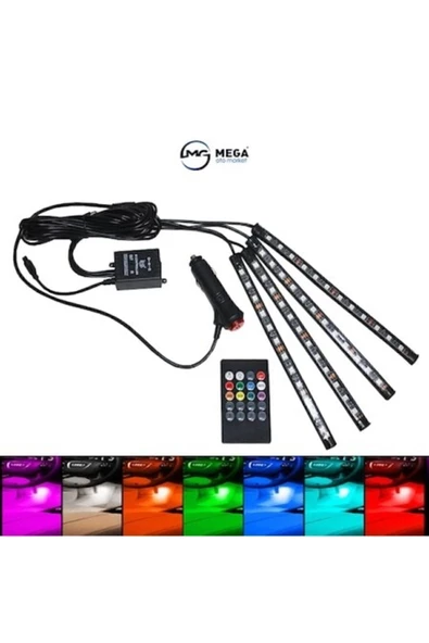 ASDESİA 12 Ledli Ayak Altı Led Lamba Sese Duyarlı Led Müziğe Duyarlı Led ürün görseli 1