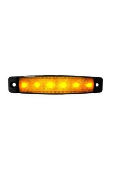Sanel 6 Ledli 12 Volt Parmak Lamba Sarı (10 Adet) ürün görseli 1