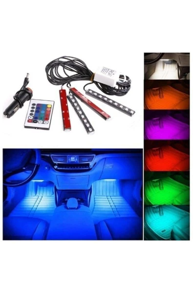 Alpha 12 Ledli Ayak Altı Led Lamba Sese Duyarlı Led Müziğe Duyarlı Led ürün görseli 1