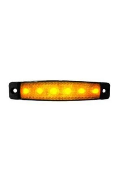 Sanel 6 Ledli 24 Volt Parmak Lamba Sarı (10 Adet) ürün görseli 1