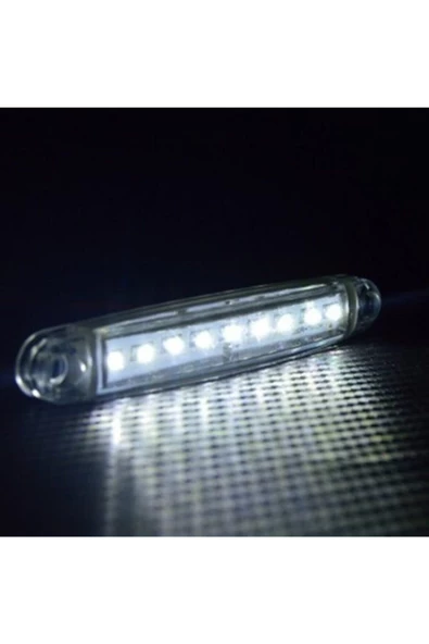 EMIR 10 Adet 9 Ledli Parmak Led Dorse Lamba 12v-24v Beyaz ürün görseli 1