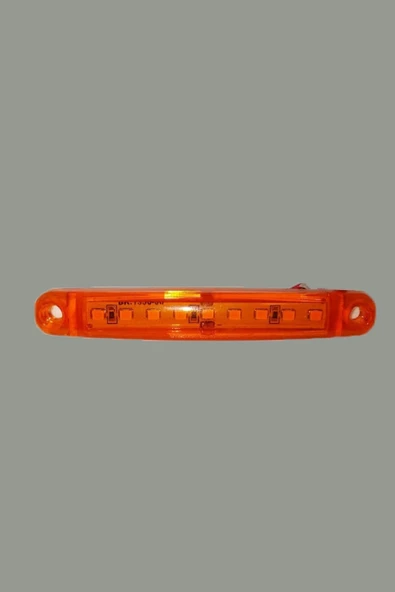 T.A.S. 50 Adet 9 Ledli Parmak Led Lamba 12v Sarı ürün görseli 1