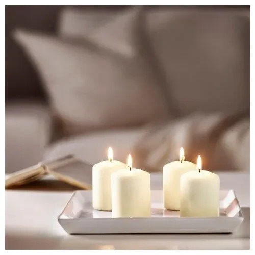 IKEA Hemsjö Blok Mum 4'lü Naturel - Resim 2