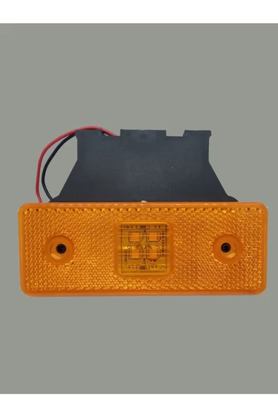 T.A.S. 12 Adet 4 Ledli Dorse Yan Kasa Led Lamba 12v Sarı (E Belgeli) ürün görseli 1