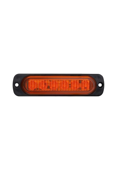 FORMPLAS 6 Ledli Mercekli Çakar Lamba Sarı 12-24v ürün görseli 1