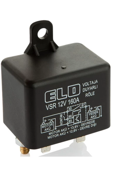 Elo Akü Ayırıcı Gerilime Duyarlı Akıllı Vsr Röle 12v 160a ürün görseli 1