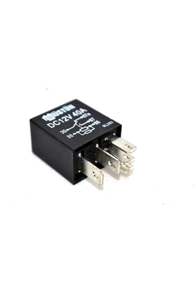 Üstün Mikro Röle 12v 40a Uyumlu 5 Fişli Dirençli Çift Platin ürün görseli 1