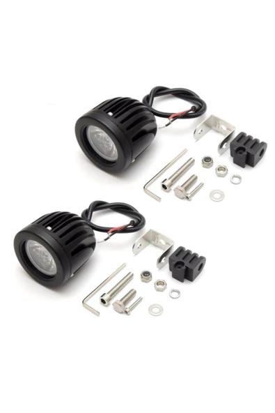 ARSVİSİON AUTO ACCESSORIES Motosiklet Led Sis Farı 2 Li Set 12v Motorsiklet Led Farı ürün görseli 1