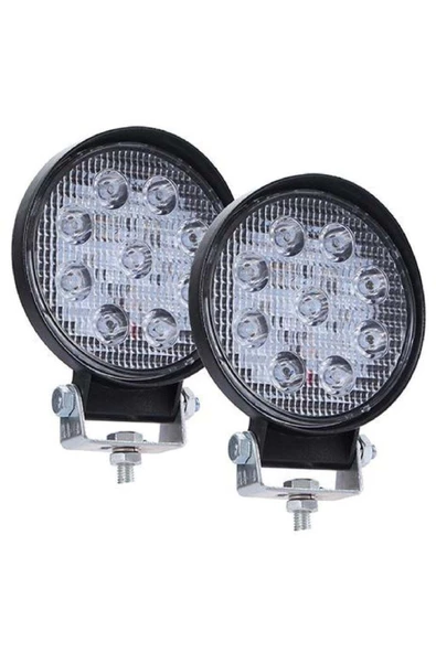 ARSVİSİON AUTO ACCESSORIES 2 Adet 9 Led Off Road Sis Farı ürün görseli 1
