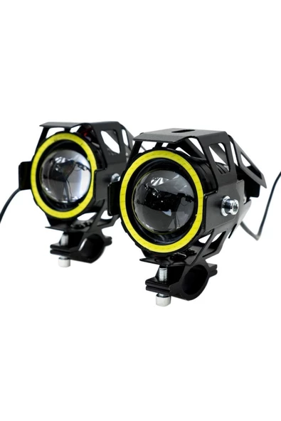 ARSVİSİON AUTO ACCESSORIES Motosiklet Sis Farı U7 Led Uyumlu Mercekli 2 Adet ürün görseli 1