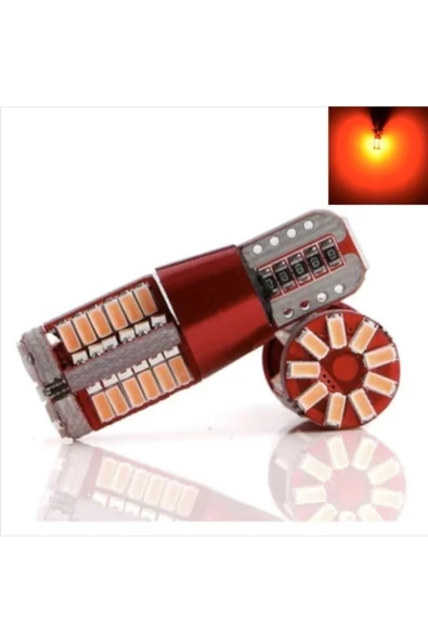 BsElektronik Turuncu Led Süper Parlak T10 57smd Led Canbus Özellikli ürün görseli 1