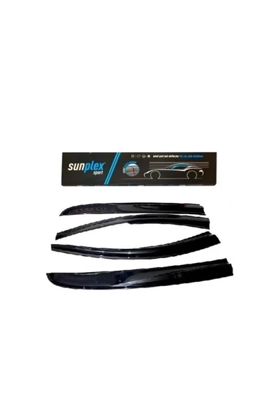 SUNPLEX Sp-s-88 Ford Focus 3-3,5 Hb/sedan 2011-2017 Sport Style Cam Rüzgarlığı 4 Lü ürün görseli 1