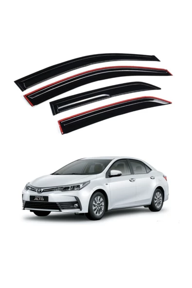 sunplex Toyota Corolla 2013-2017 Mugen Tip Cam Rüzgarlığı ürün görseli 1