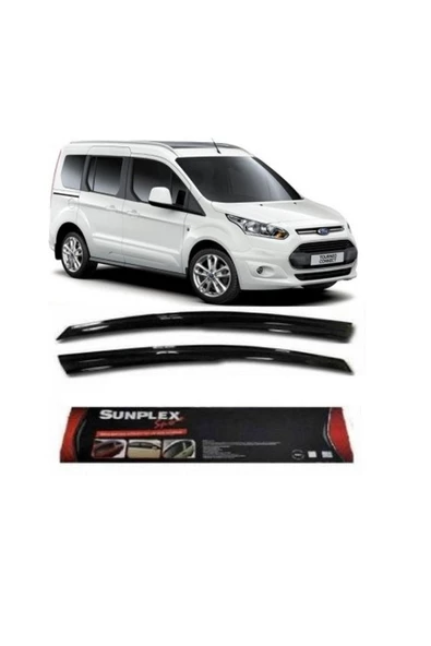 SUNPLEX Dero Ford Tourneo Courier Cam Rüzgarlığı 2'li-2014-2019 Arası ürün görseli 1
