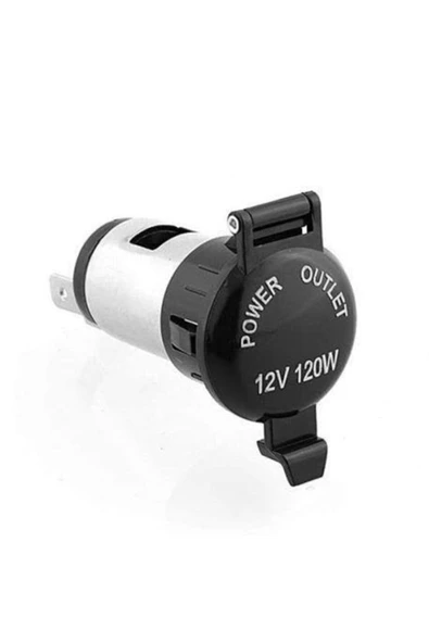ARSVİSİON AUTO ACCESSORIES Şarj Enerji Soketi Çakmak Yuvası Kapaklı 120w 12 Volt ürün görseli 1