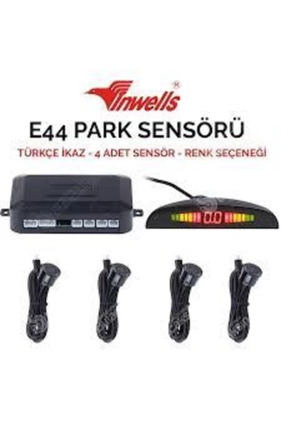 Inwells Inwels Park Sensoru E44 4 Sensorlu Sıyah Turkce Konusan ürün görseli 1