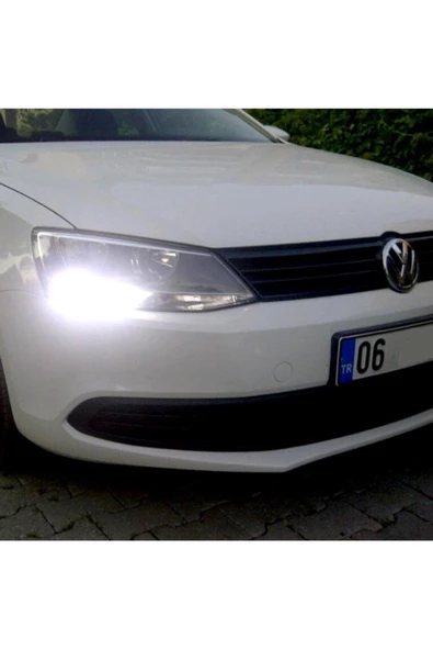 ARSVİSİON AUTO ACCESSORIES Jetta Mk6 Drl Mercekli Led Gündüz Farı Ampulü 144 Led Beyaz ürün görseli 1