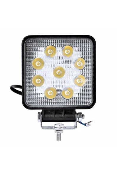 ARS 9 Led Kare Sis Çalışma Lambası 12/24 V ürün görseli 1