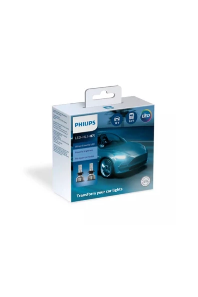 Philips Led Xenon H7 12-24 V Uyumlu 6500 K Parlak Beyaz 11972ue2x2 8719018003843 ürün görseli 1