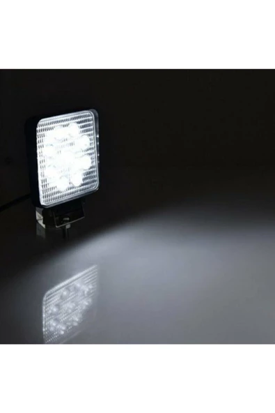 ARS 9 Led Kare Sis Çalışma Lambası 12/24 V - Resim 2