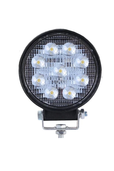 Schenna Off Road Gündüz Farı 9 Led Yuvarlak Çalışma Lambası 27 Watt ürün görseli 1