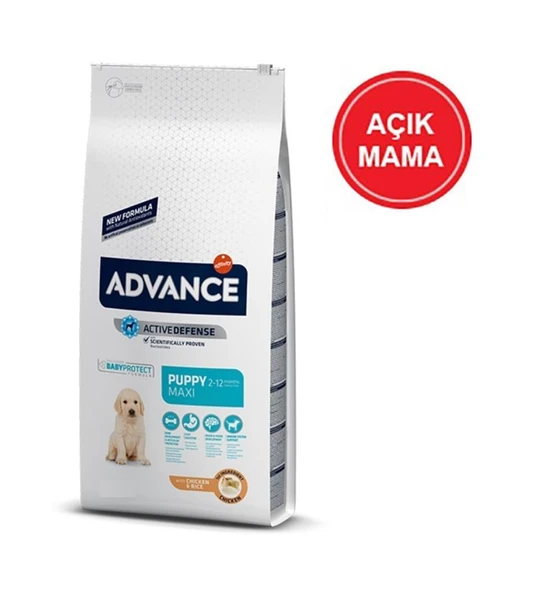 Advance Puppy Maxi Tavuklu Büyük Irk Yavru Köpek Maması 1 Kg AÇIK ürün görseli 1