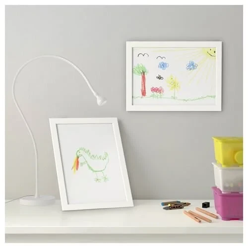 IKEA FISKBO 21X30 CM FOTOĞRAF RESİM ÇERÇEVE BEYAZ - DEKORATİF - Resim 2