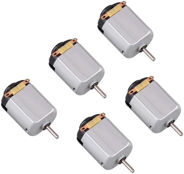 5 Adet DC Motor, Deney Motoru, 3V, 6V Motor Yüksek Devir Dinamo Motor ürün görseli 1