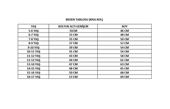 Erkek Kısa Kol Okul Lakos - Resim 6
