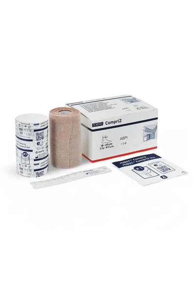 Jobst Compri2 18-25cm / 30-40mmHh Gelişmiş İki Katmanlı Kompresyon Bandajı Sistemi ürün görseli 1