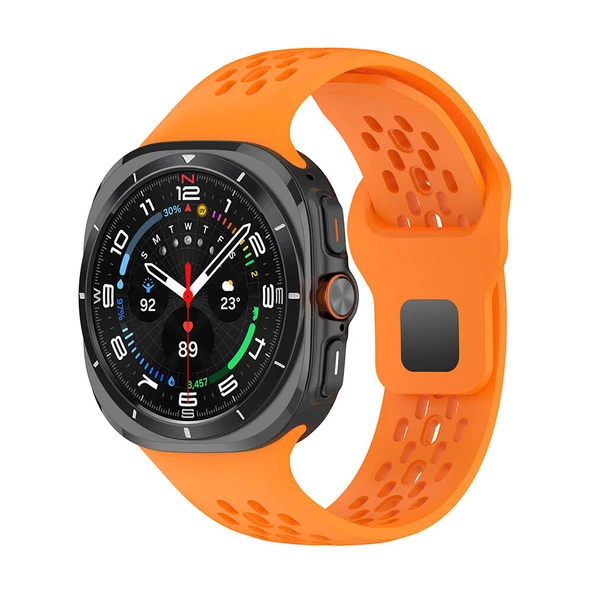 Galaxy Watch Ultra 47mm  KRD-119 Delikli Tasarım Silikon Kordon ürün görseli 1