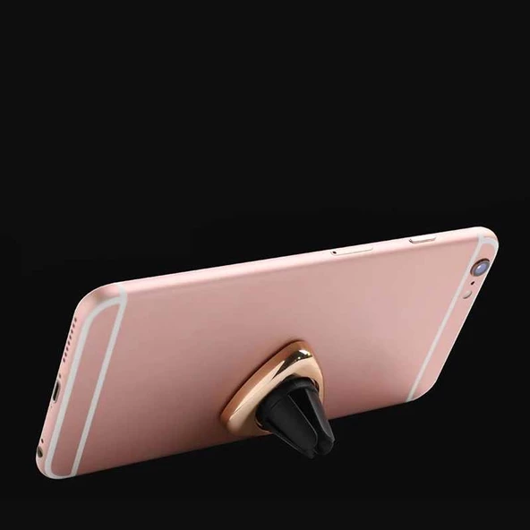 Magnetic Air Vent Araç Telefon Tutucu Turuncu Vakumlu ürün görseli 1