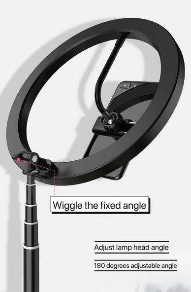 26 Cm Foldable Işıklı Telefon Tutucu Ring Light - Resim 4