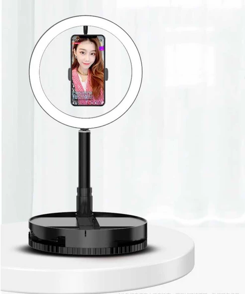 26 Cm Foldable Işıklı Telefon Tutucu Ring Light - Resim 2