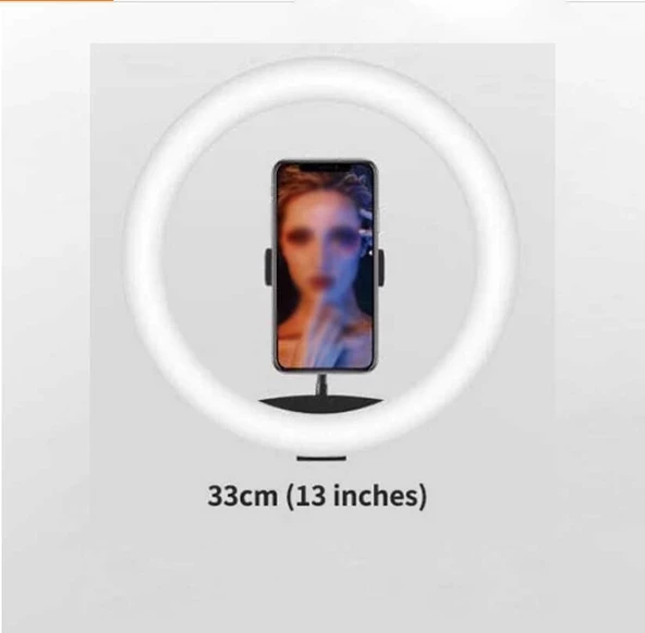 RGB MJ-33 Işıklı Telefon Tutucu Ring Light - Resim 3