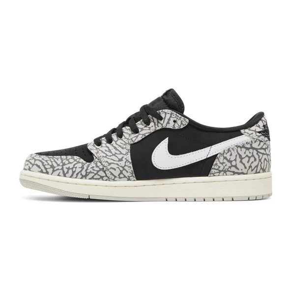 Air Jordan 1 Retro Low OG Black Cement - Resim 2