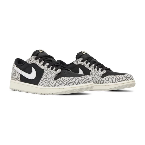 Air Jordan 1 Retro Low OG Black Cement - Resim 3