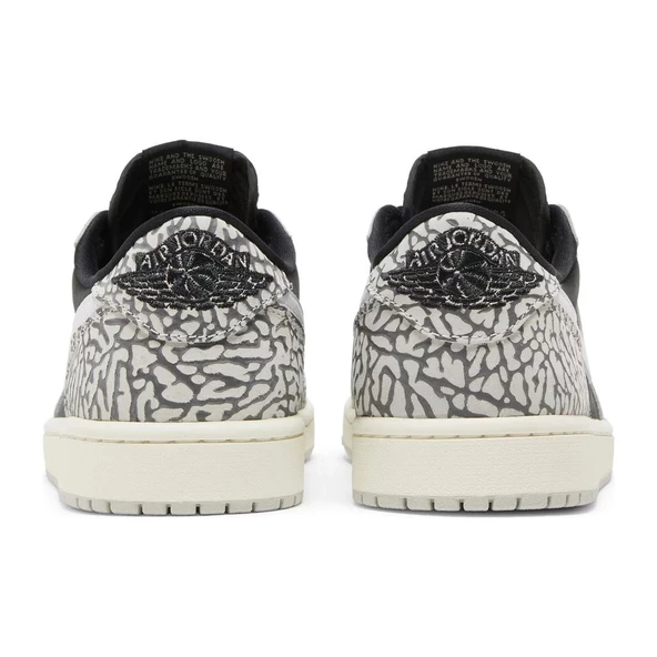 Air Jordan 1 Retro Low OG Black Cement - Resim 4