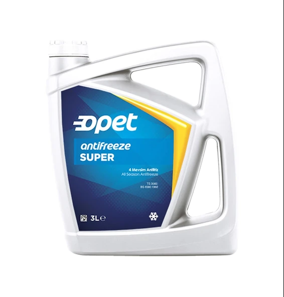 Opet Süper Antifreeze 4 Mevsim 3 Litre Mavi Antifiriz ürün görseli 1