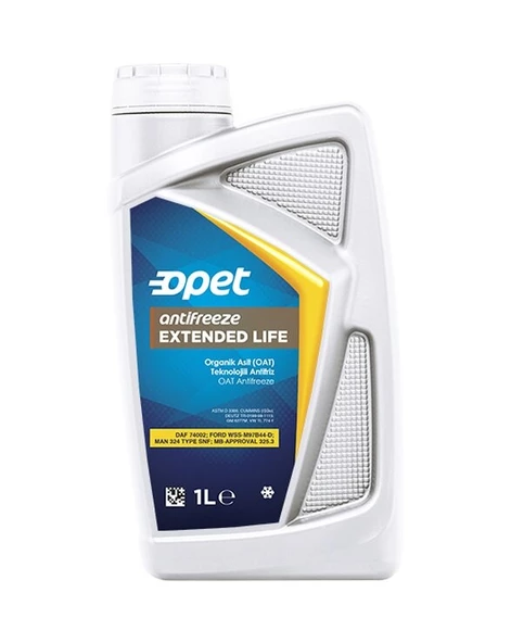 Opet Antifreeze Extended Life Kırmızı Antifriz 1 Litre ürün görseli 1