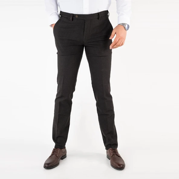 ECER DOKULU REGULAR FİT GABARDİN PANTOLON - Resim 3