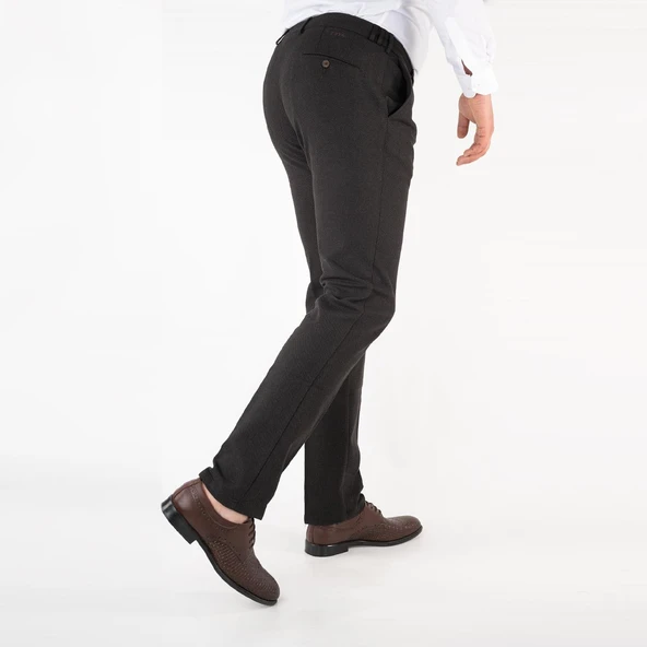 ECER DOKULU REGULAR FİT GABARDİN PANTOLON - Resim 4