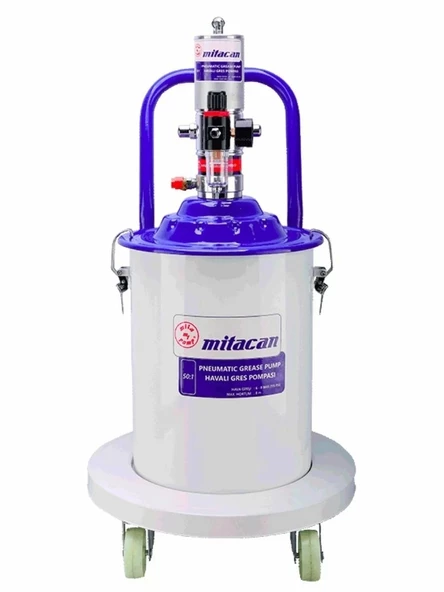 Mitacan MTGP5020 50.1 Havalı Gres Pompası Depolu 20Kg ürün görseli 1