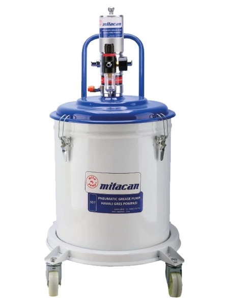 Mitacan MTGP5035 50.1 Havalı Gres Pompası Depolu 35Kg ürün görseli 1