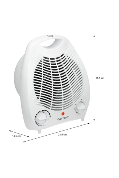 Simtech Fanlı Isıtıcı Km-1711 - Resim 2