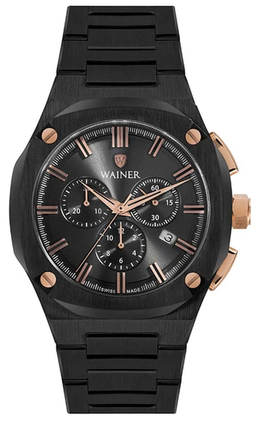 Wainer WA.10000-C Erkek Kol Saati , Swiss Made , Safir Cam ürün görseli 1